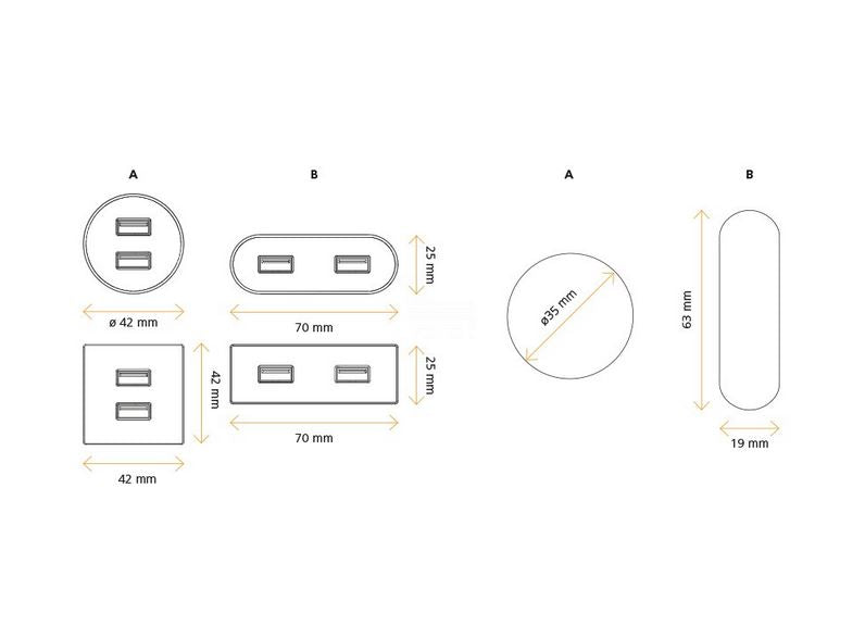 ASA 06029Z00049 Nabíjecí HUB vestavný VERSAPICK, 1xUSB 5V (typ A+C), 70x25mm, obdélníkový, kov, nerez ASA 06029Z00049 Nabíjecí HUB vestavný VERSAPICK, 1xUSB 5V (typ A+C), 70x25mm, obdélníkový, kov, nerez